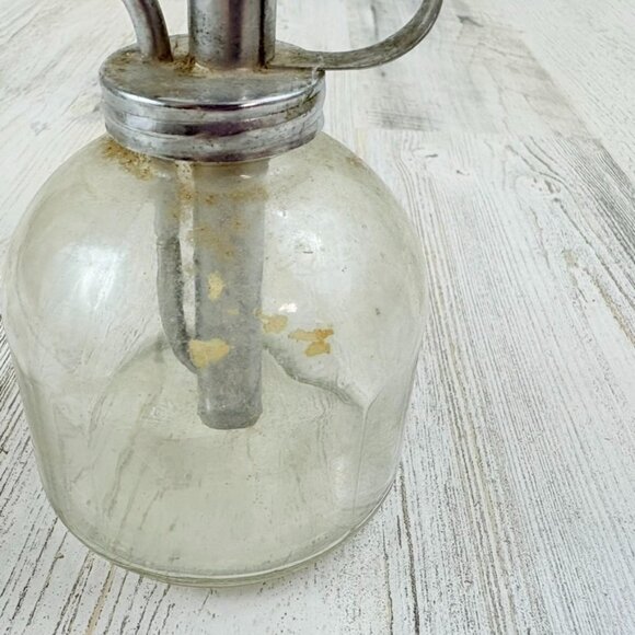 Vintage Glass Chrome Plant Mister Spray Bottle Plant Spritzer Taiwan - Picture 7 of 11